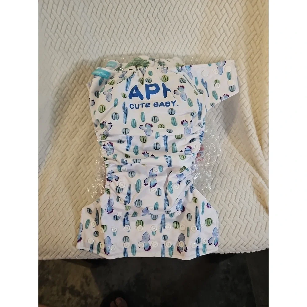 HappyFlute 8 Newborn Baby Cloth Pocket Diapers‎ Adjustable Reusable for Baby